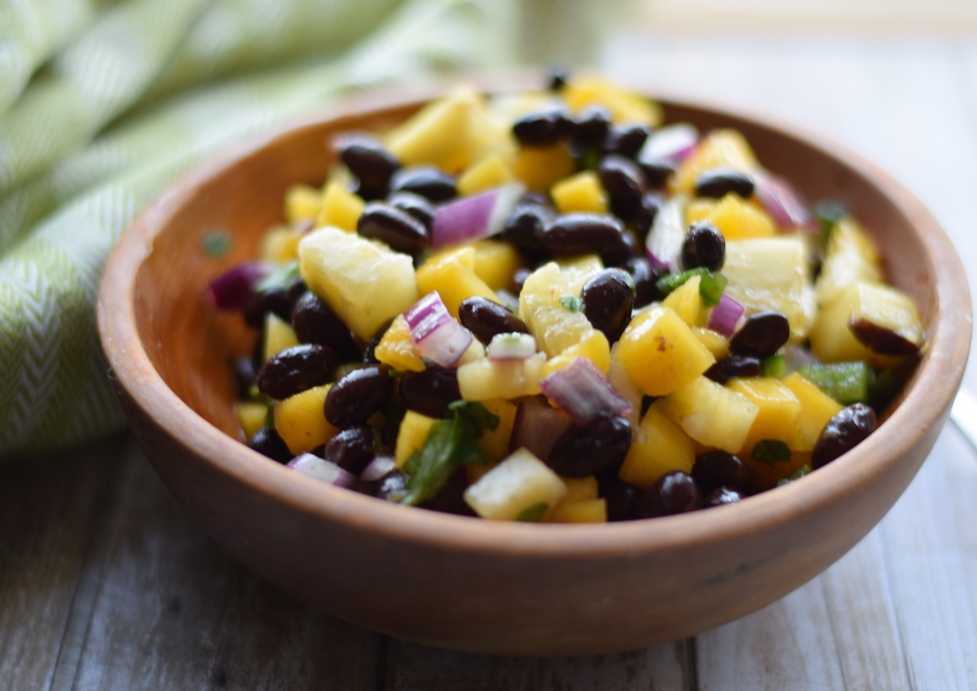 Pineapple Mango Salsa with Black Beans White River Kitchen